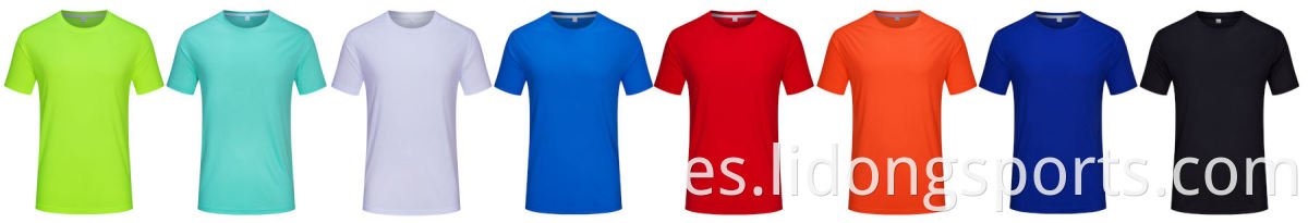 Outlet de fábrica Sport Seco Sport Camiseta de Poliéster T Shirts para hombre camiseta larga